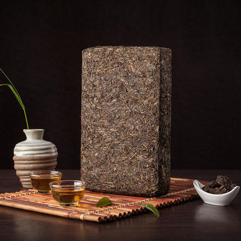 Traveling Anhua Brick Healthy Tea For Weight Loss / Refreshing